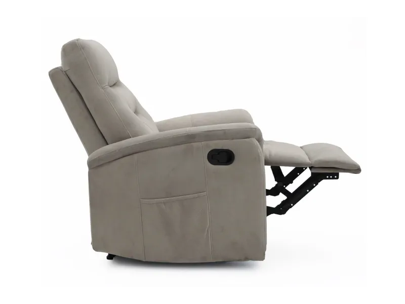 Fauteuil relax moderne coloris brun en simili cuir Fauteuil relax e...