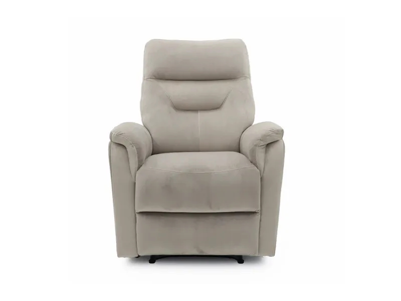 Fauteuil relax moderne coloris brun en simili cuir Fauteuil relax e...