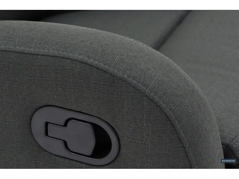 Fauteuil relax moderne coloris gris en simili cuir Fauteuil relax e...