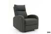 Fauteuil relax moderne coloris gris en simili cuir Fauteuil relax e...