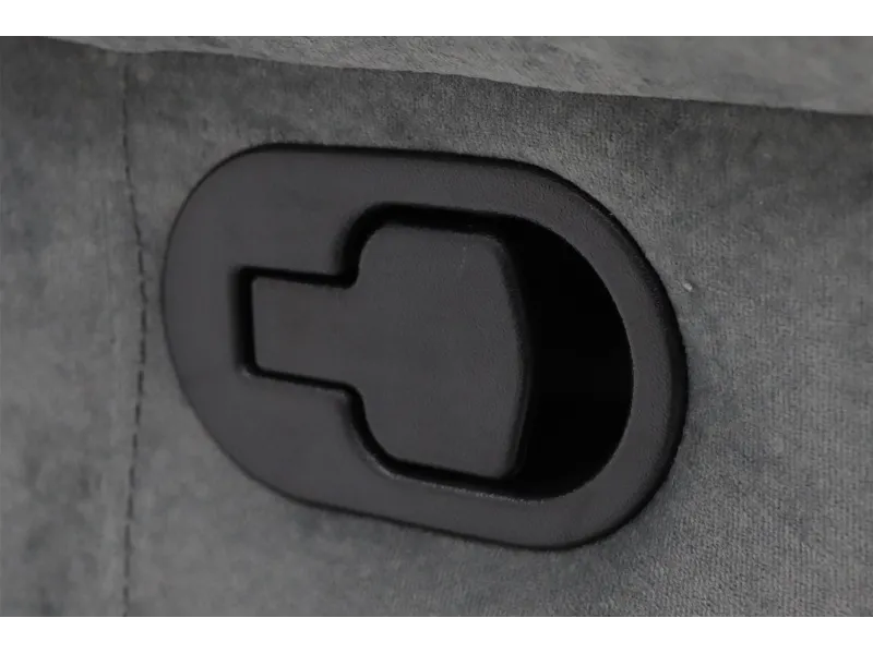 Fauteuil relax moderne revêtu en simili cuir coloris gris Fauteuil ...