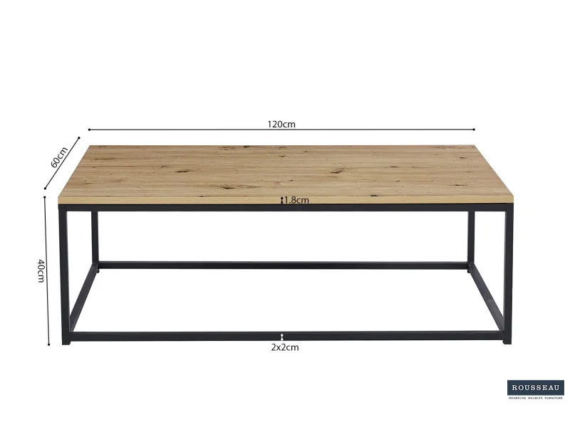 Table basse en bois, verre ou métal -  adeniahome.com
