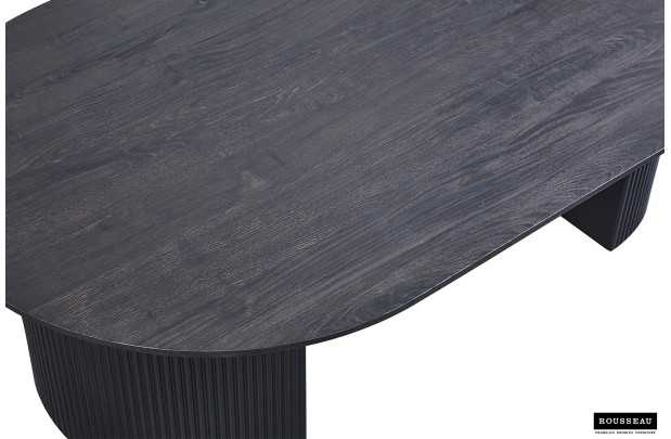 Table basse contemporaine |Table basse avec 6 poufs encastrable, ve...