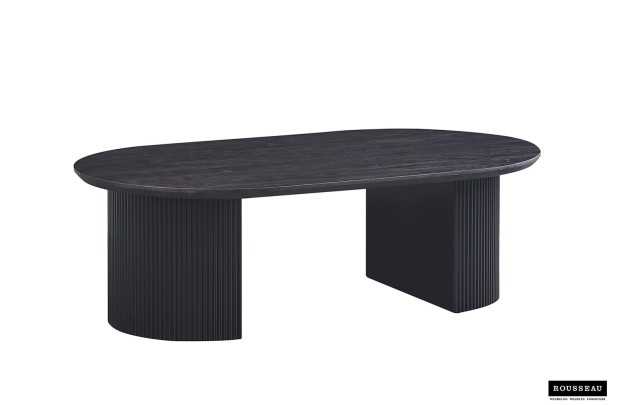 Table basse contemporaine |Table basse avec 6 poufs encastrable, ve...