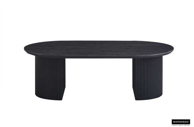 Table basse contemporaine |Table basse avec 6 poufs encastrable, ve...