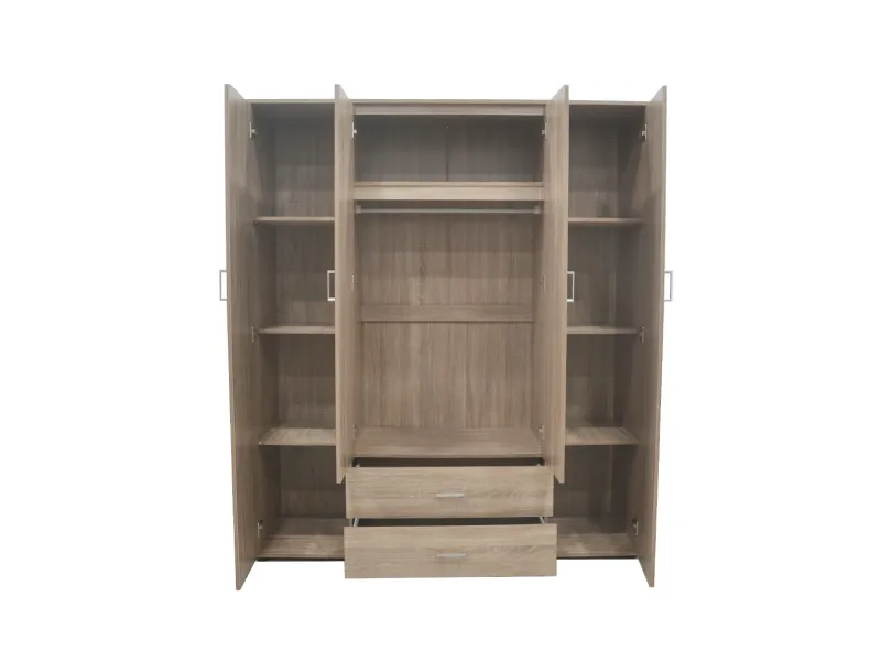 Meuble bas de cuisine à 2 portes ouvrantes coloris sonoma Meubles b...