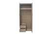 Armoire moderne 1 porte 200x50 cm teinté sonoma Meubles haut |adeniahome...
