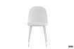 Chaise design en simili cuir blanc Chaises de salle à manger |adeniahome...
