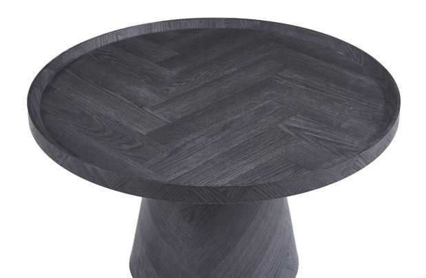 Pas cher Lot de 3 tables basses carrés style industriel en bois recyclé