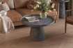 Pas cher Lot de 3 tables basses carrés style industriel en bois recyclé