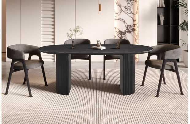 Commode à une porte ouvrante et 4 tiroirs coloris sonoma Commodes e...