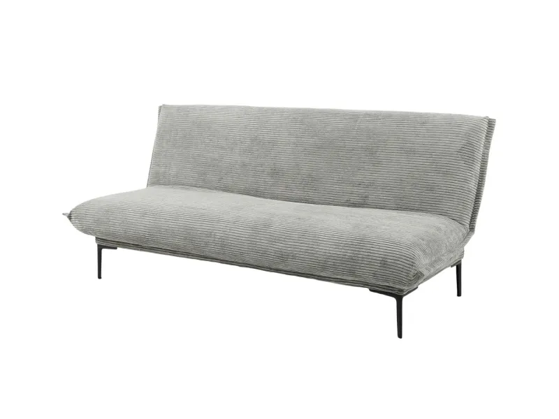 Canapé-lit 'Alisa' en Corduroy Gris Foncé – Élégance et Confort au Quotidien