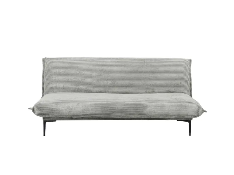 Canapé-lit 'Alisa' en Corduroy Gris Foncé – Élégance et Confort au Quotidien
