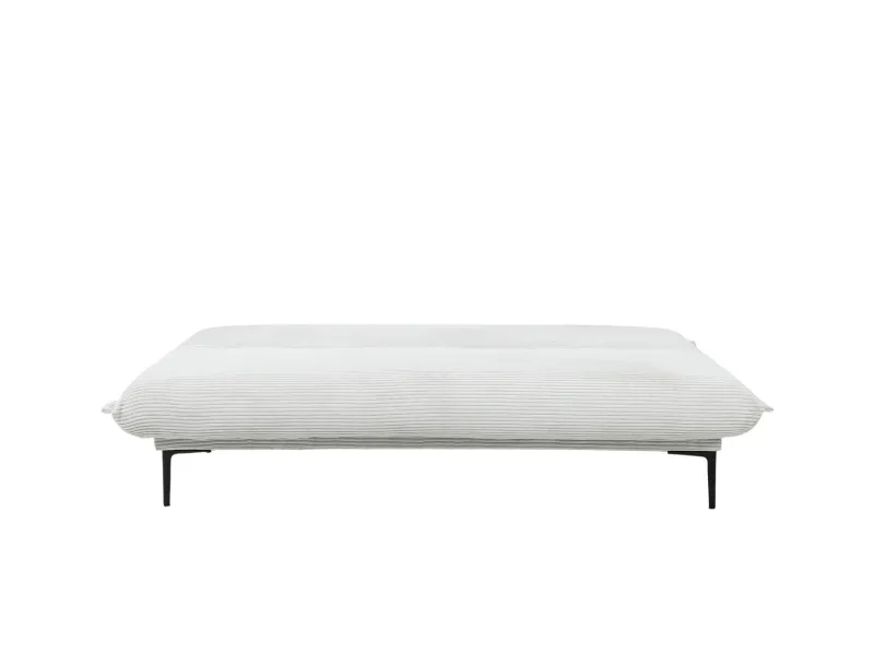 Canapé-clic-clac 'Alisa' en Corduroy Gris Clair – Élégance et Confort Optimal