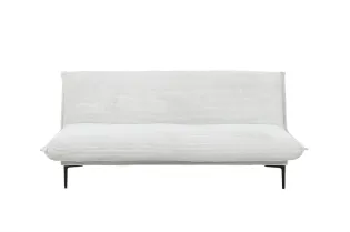 Canapé-clic-clac 'Alisa' en Corduroy Gris Clair – Élégance et Confort Optimal 2