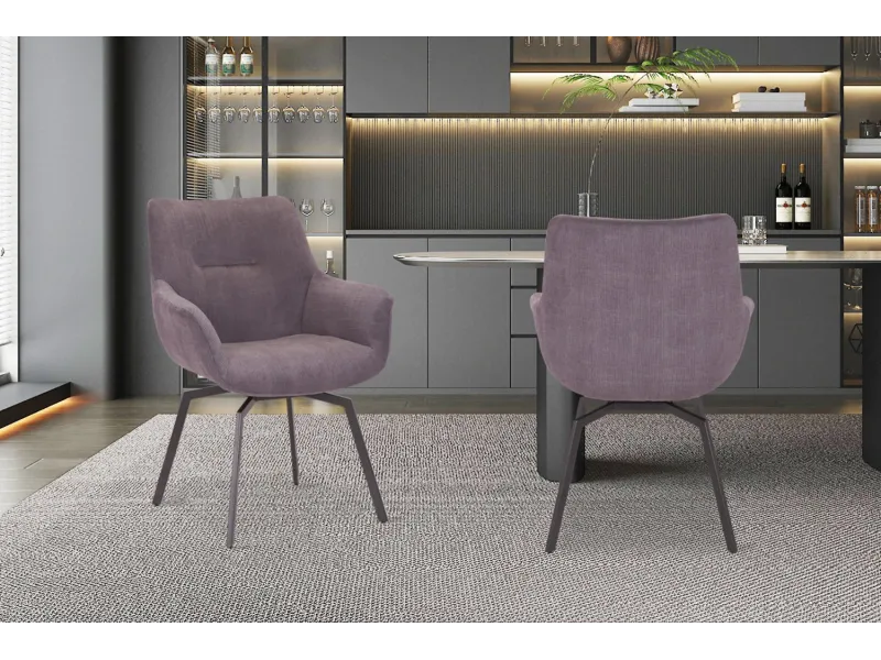 Chaise de salle à manger design coloris gris Chaises de salle à man...