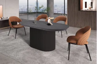 Table Extensible 'Lagos' 180-220 cm Ovale – Élégance et Polyvalence 2