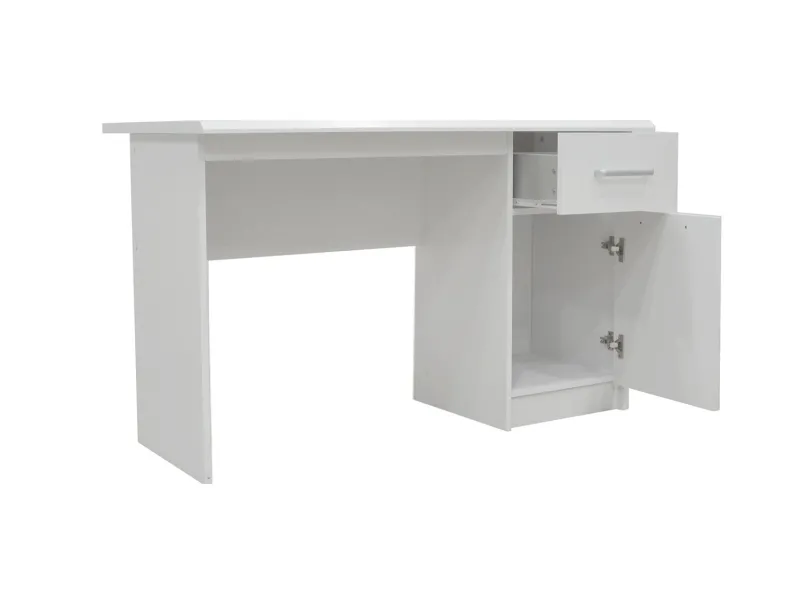 Bureau 1 tiroir et 1 porte coloris crème Bureaux enfant et junior |...