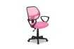 Chaise de bureau style roulant en tissu coloris noir Chaises & faut...