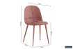 Chaise design en simili cuir blanc Chaises de salle à manger |adeniahome...