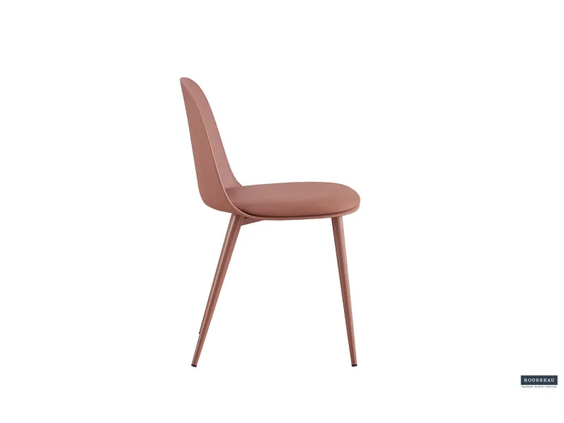 Chaise design en simili cuir blanc Chaises de salle à manger |adeniahome...