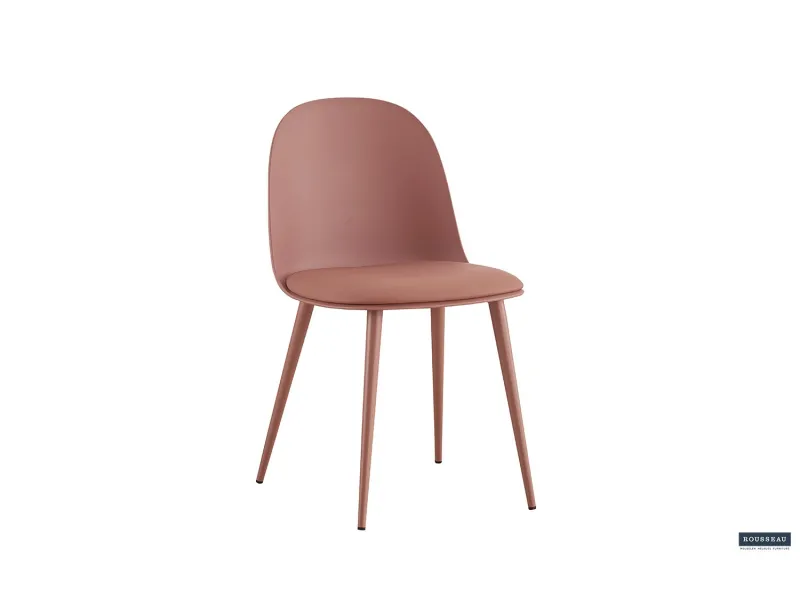 Chaise design en simili cuir blanc Chaises de salle à manger |adeniahome...