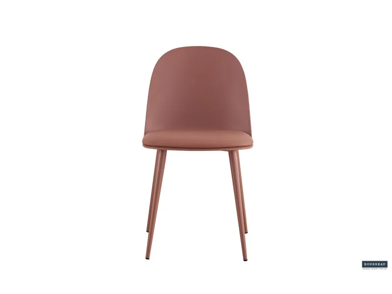 Chaise design en simili cuir blanc Chaises de salle à manger |adeniahome...