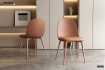 Chaise design en simili cuir blanc Chaises de salle à manger |adeniahome...