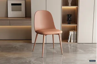 Chaise design en simili cuir blanc Chaises de salle à manger |adeniahome...