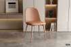 Chaise design en simili cuir blanc Chaises de salle à manger |adeniahome...