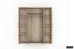 Armoire 'Mike' à 4 portes – Finition Sonoma
