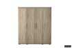 Armoire 'Mike' à 4 portes – Finition Sonoma
