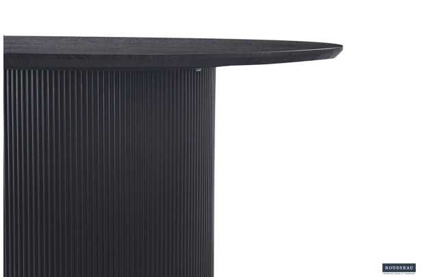 Table LAGOS 120 cm Ronde – Décor Brun Foncé