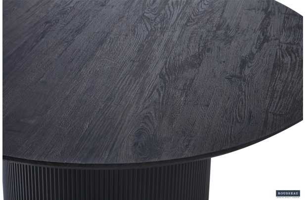 Table LAGOS 120 cm Ronde – Décor Brun Foncé