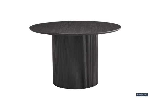 Table LAGOS 120 cm Ronde – Décor Brun Foncé