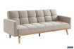Canapé-Lit Style Scandinave - Confort et Élégance en Tissu Beige