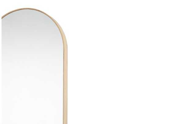 Miroir sur pied ‘Rosalie’ 160 x 40 cm en chêne vieilli – Élégance sobre et naturel