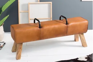 Banc en Cuir Véritable 2