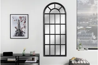 Miroir Rectangulaire avec Côté Haut Rond - Style Campagnard 2