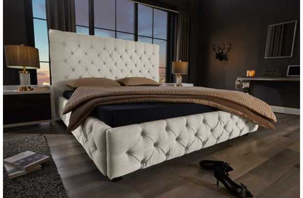 Lit PARIS CHESTERFIELD 180x200 cm – Élégance classique & charme intemporel