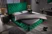 Lit PARIS CHESTERFIELD 180x200 cm – Sophistication en velours & charme intemporel