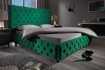 Lit PARIS CHESTERFIELD 180x200 cm – Sophistication en velours & charme intemporel