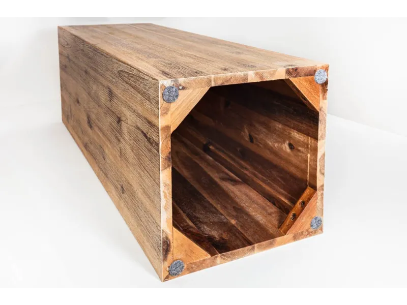 Pilier décoratif COLUMNA 50 cm – Acacia teck gris blanchi