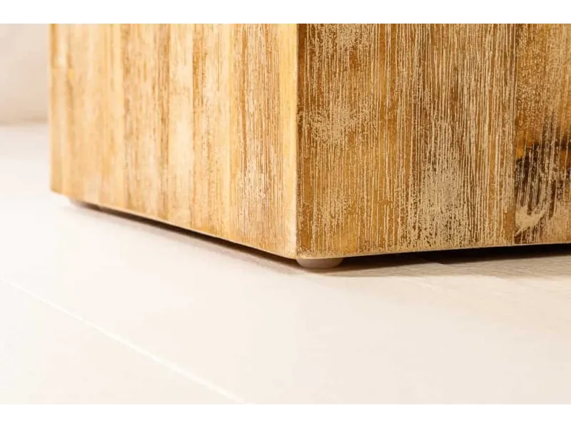 Pilier décoratif COLUMNA 50 cm – Acacia teck gris blanchi