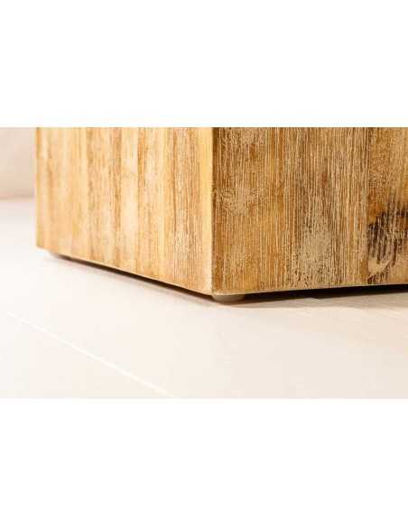 Pilier décoratif COLUMNA 50 cm – Acacia teck gris blanchi