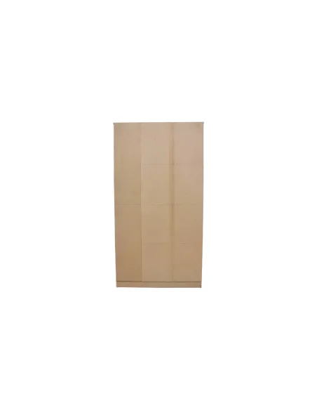 Meuble rangement chaussures, 3 compartiments, coloris blanc Commode...