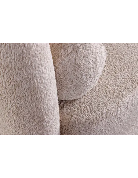 Canapé convertible design scandinave coloris gris claire en tissu a...