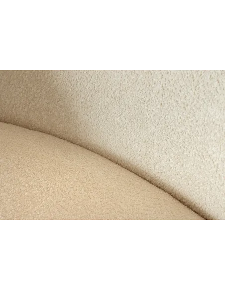 Canapé convertible design scandinave coloris gris claire en tissu a...