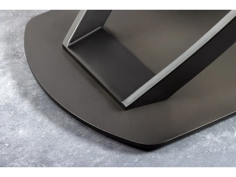 Table à manger extensible en céramique 180-225cm aspect marbre pas cher