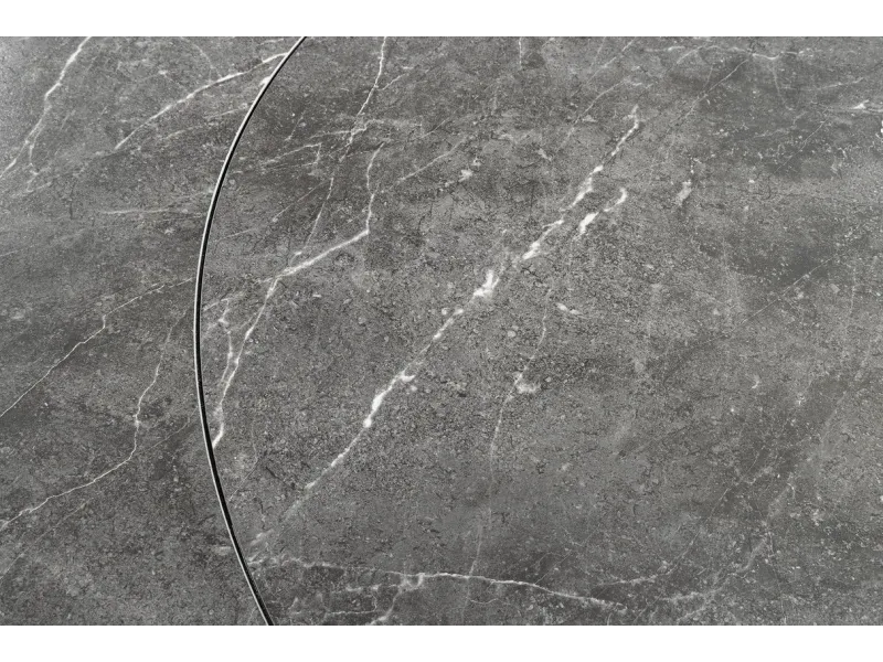 Table à manger extensible en céramique 180-225cm aspect marbre pas cher